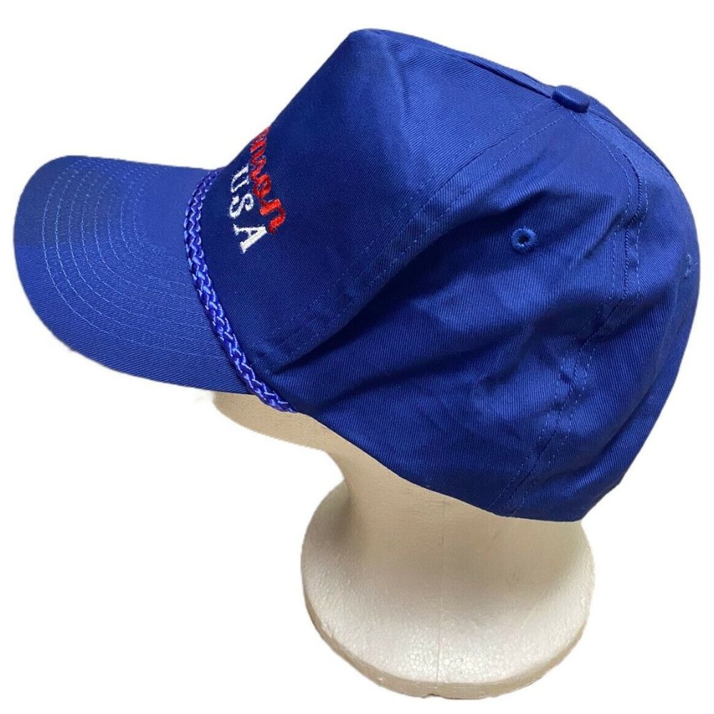 Vintage Branson Missouri SnapBack Hat Cap Braided Rope Brim Cobra Cap *STAINED!! - Picture 8 of 12